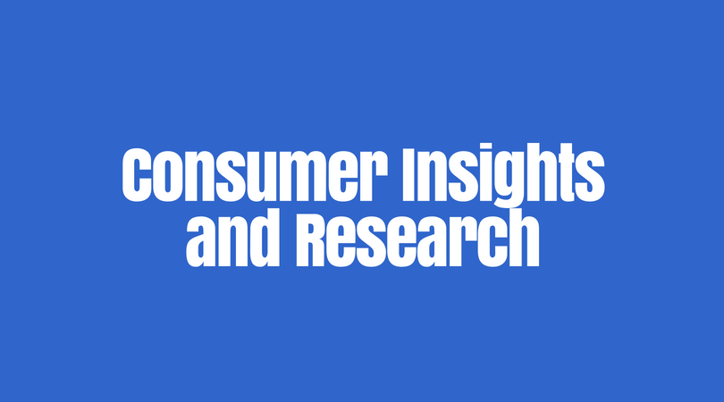 Consumer insights and research jobs